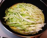 キャベツたっぷり逆広島焼き〜!作り方3写真