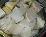 たけのこ鍋おたまだけ超簡単あく抜き下処理作り方8写真