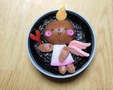 キャラ弁☆ウインナーで天使作り方6写真