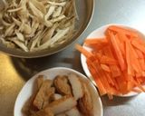 簡単お弁当にさつま揚げきんぴら作り方1写真
