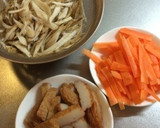 簡単お弁当にさつま揚げきんぴら作り方1写真