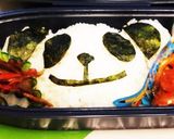 ☆可愛いパンダちゃんお弁当☆作り方1写真