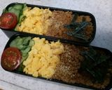 我が家のお弁当☆ビピンパ風そぼろ☆作り方8写真