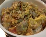 *簡単‼︎ベーコンで洋風親子丼*作り方5写真