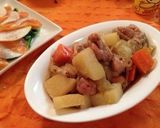 洋風鶏肉じゃが作り方7写真
