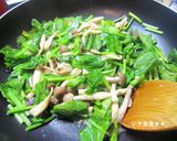 ほうれん草ときのこのソテー作り方3写真