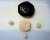 キャラ弁❈沖縄のヒーロー♥具志堅おにぎり作り方1写真
