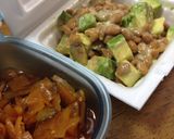 アボカド納豆with福神漬け作り方1写真