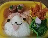 キャラ弁☆妖怪ウォッチ・ジバニャン！鮭で作り方4写真
