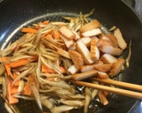 簡単お弁当にさつま揚げきんぴら作り方3写真