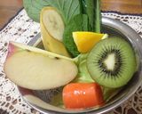 朝食＊酵素たっぷりグリーンスムージー＊作り方1写真
