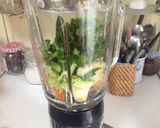朝食＊酵素たっぷりグリーンスムージー＊作り方2写真