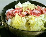 昆布だしベースの白菜と豚肉のスープ♪作り方3写真