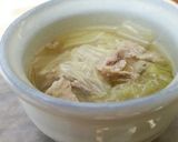 昆布だしベースの白菜と豚肉のスープ♪作り方5写真