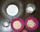 白玉粉でﾁｰｽﾞﾎﾟﾝﾃﾞｹｰｼﾞｮ☆作り方1写真