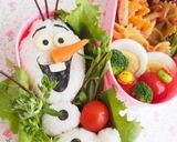 オラフキャラ弁❄︎アナと雪の女王作り方4写真