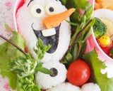 オラフキャラ弁❄︎アナと雪の女王作り方5写真