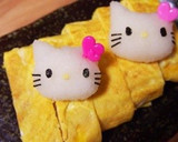 出し巻き卵のキティちゃん添え大根おろし作り方2写真