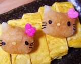 出し巻き卵のキティちゃん添え大根おろし作り方3写真