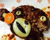 くまモンDEハンバーグ♡キャラ食作り方4写真