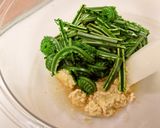 こごみのクリームチーズ和え作り方4写真