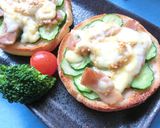 しゃき²胡瓜✫叉焼トースト作り方5写真