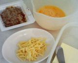 納豆オムレツ♪作り方1写真