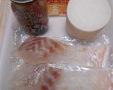 スズキ切り身の塩焼き・おろしなめ茸かけ作り方1写真