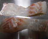 スズキ切り身の塩焼き・おろしなめ茸かけ作り方3写真