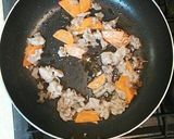 超簡単　なすと豚バラ肉の味噌炒め副菜に作り方5写真