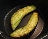 焼きナス鶏そぼろのあんかけ蕎麦作り方2写真