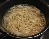焼きナス鶏そぼろのあんかけ蕎麦作り方4写真