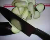 揚げ茄子としめじのバルサミコ作り方1写真