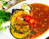 さっぱり♪トマト味の夏野菜カレー作り方10写真