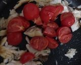 ♡塩さばとトマトのパスタ♡作り方4写真