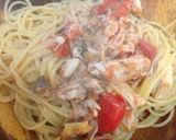 ♡塩さばとトマトのパスタ♡作り方6写真