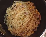 時短★ベーコン＆コーンのパスタ作り方4写真