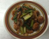 小松菜と肉団子の中華炒め作り方6写真