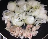 新玉ねぎとタケノコのシンプル炒め作り方3写真