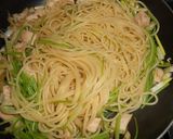 ミツバとツナ&らっきょう茎パスタ作り方8写真