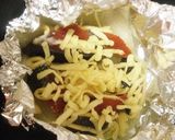 フライパンでチーズマヨの鮭のホイル焼き！作り方4写真