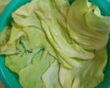 簡単1品☆レンジで春キャベツ豚こまキムチ作り方3写真