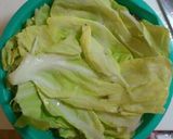 簡単1品☆レンジで春キャベツ豚こまキムチ作り方5写真