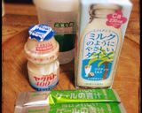 ヤクルト♡青汁豆乳ココナッツ作り方1写真