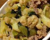 簡単♪ 豚肉とカリフラワーの煮物作り方7写真
