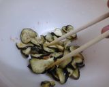 なすの塩もみ梅かつお作り方3写真