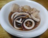 いかと豆腐のしょうが煮作り方5写真