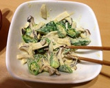 オクラとエリンギのゴマ味噌マヨ和え作り方5写真