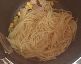 時短★ベーコン＆コーンのパスタ作り方3写真