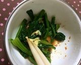 鯖味噌ほうれん草＊アボカド添え作り方1写真